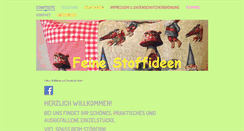 Desktop Screenshot of feinestoffideen.com